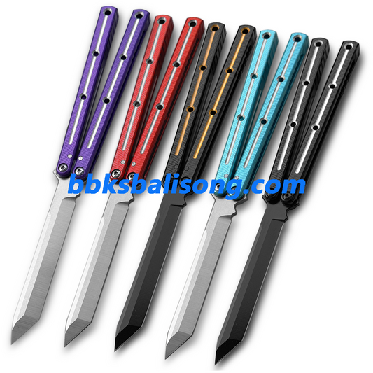 Titus Kraken V3 Live Blade Balisong Clone Dual-Tone Version