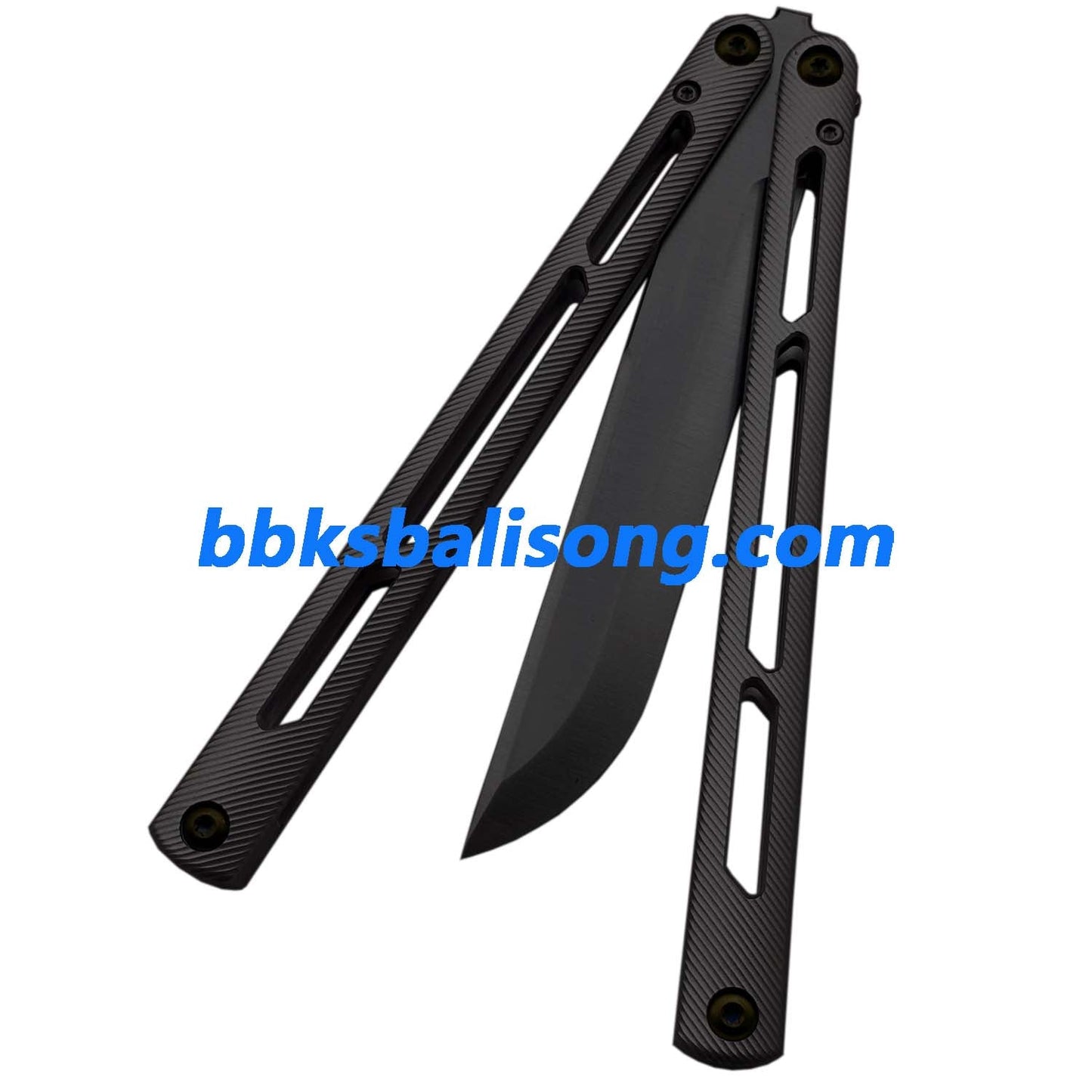 Titus Tsunami Clone Balisong Trainer 7075 Aluminum Handle Bushing System