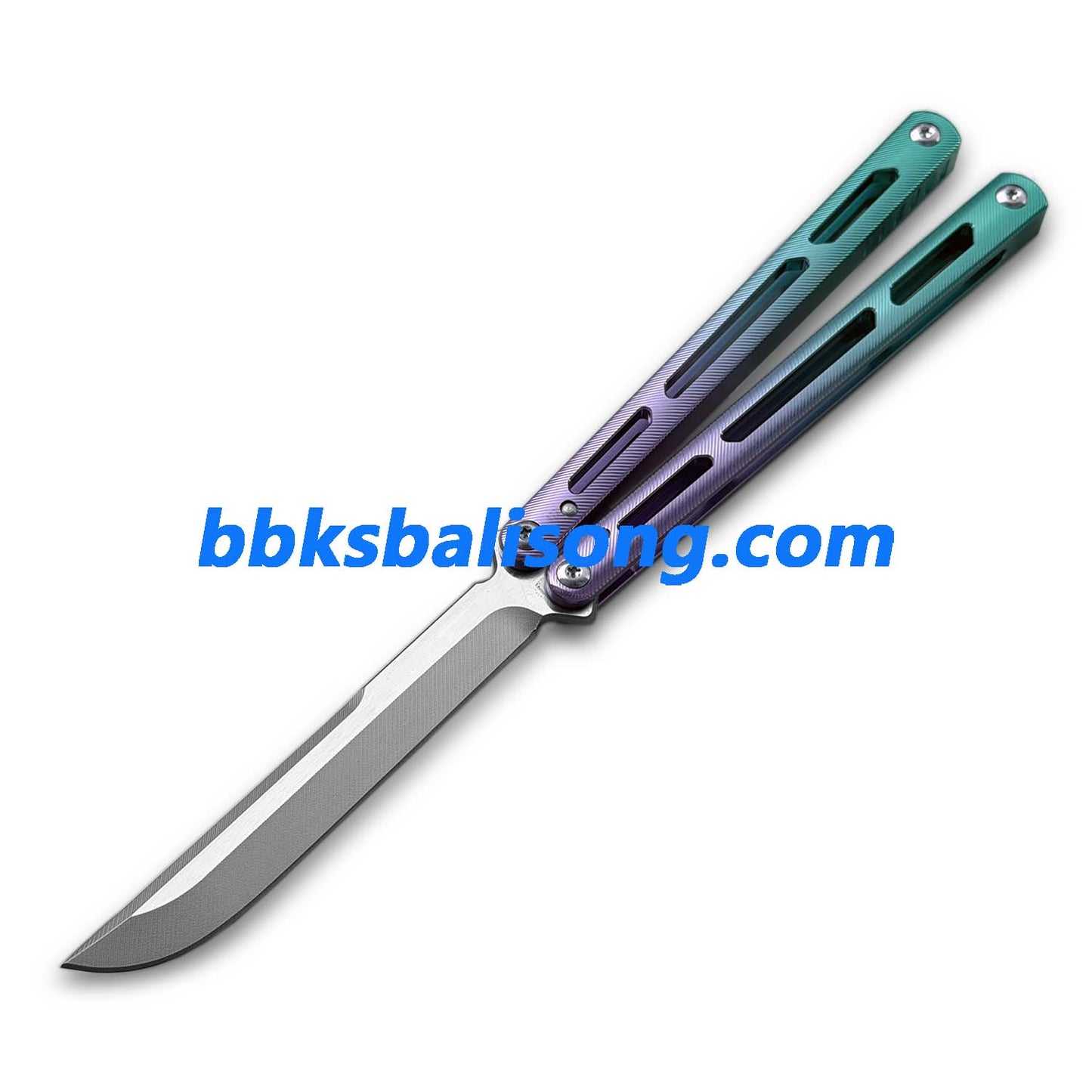 Titus Tsunami V4 Clone Balisong Trainer 7075 Aluminum Handle Bushing System