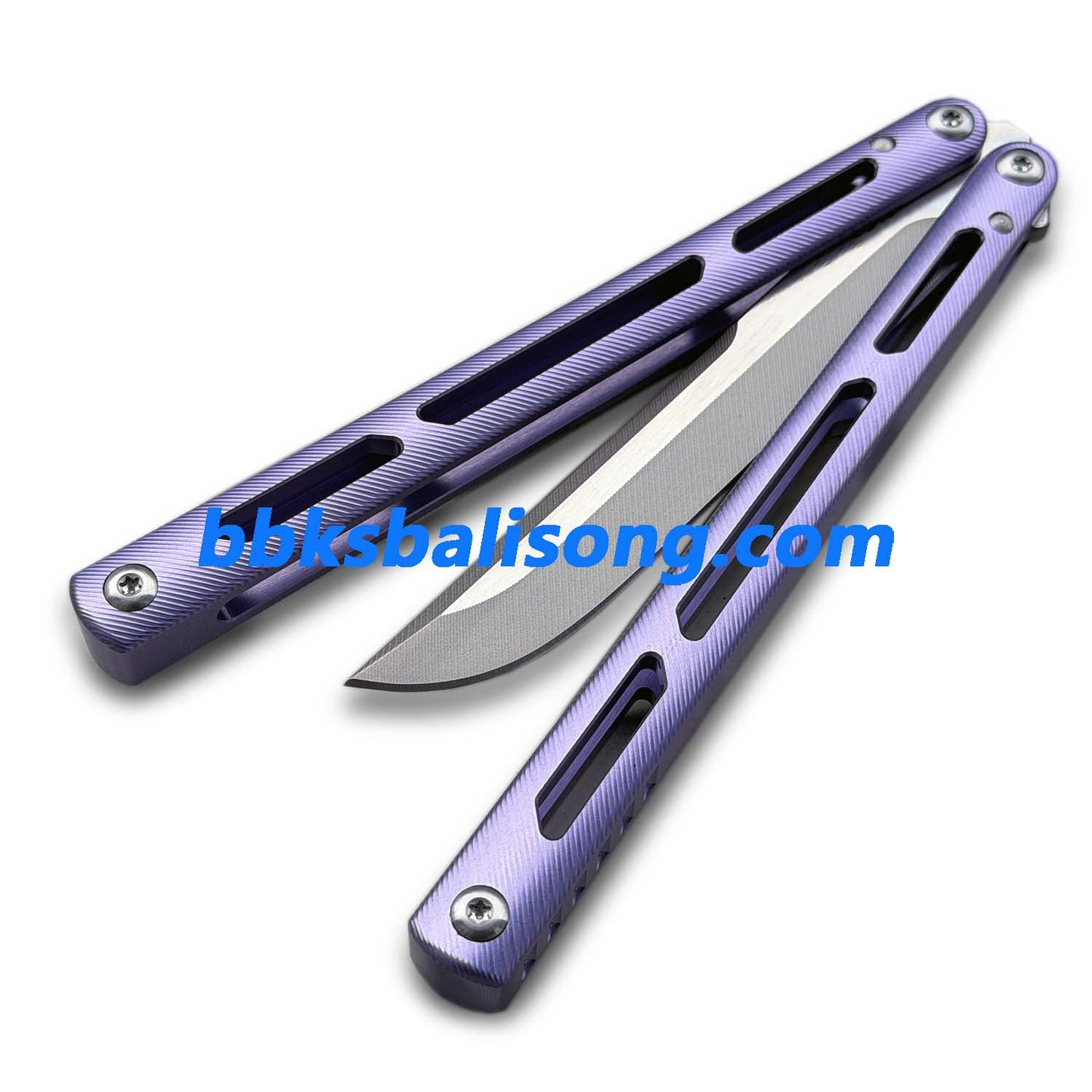 Titus Tsunami V4 Clone Balisong Trainer 7075 Aluminum Handle Bushing System