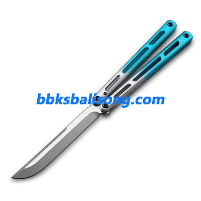 Titus Tsunami V4 Clone Balisong Trainer 7075 Aluminum Handle Bushing System