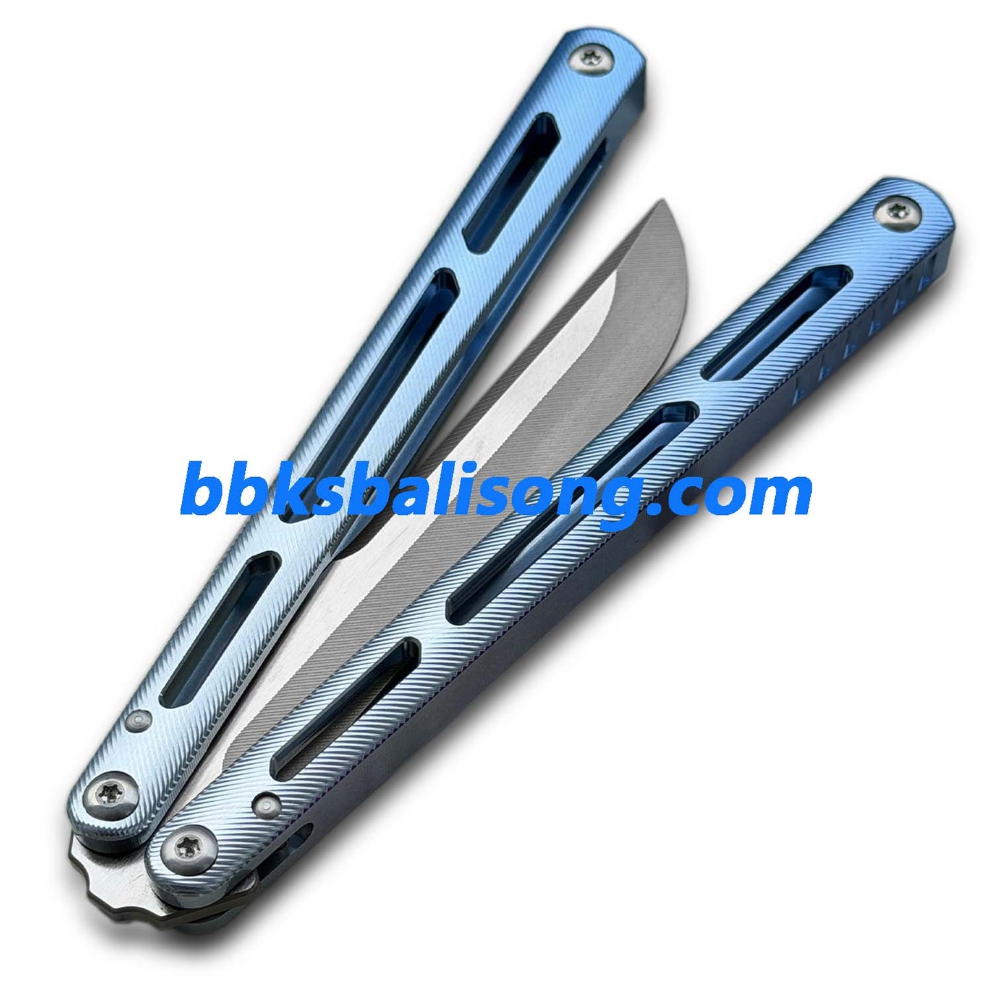 Titus Tsunami V4 Clone Balisong Trainer 7075 Aluminum Handle Bushing System
