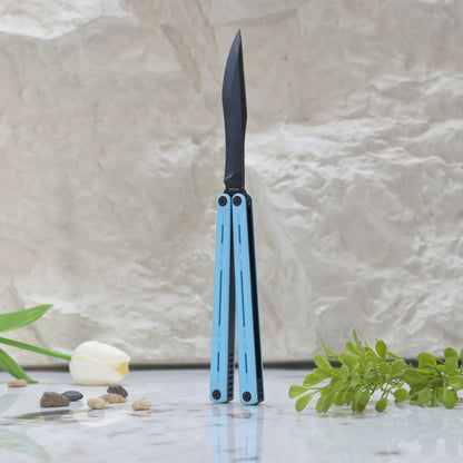 Titus Egrets Original Balisong Live Blade G10+7075 Aluminum Handle