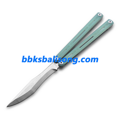 Titus Egrets Original Balisong Live Blade G10+7075 Aluminum Handle