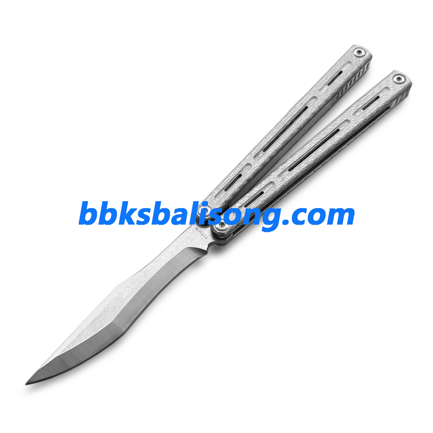 Titus Egrets Original Balisong Live Blade G10+7075 Aluminum Handle