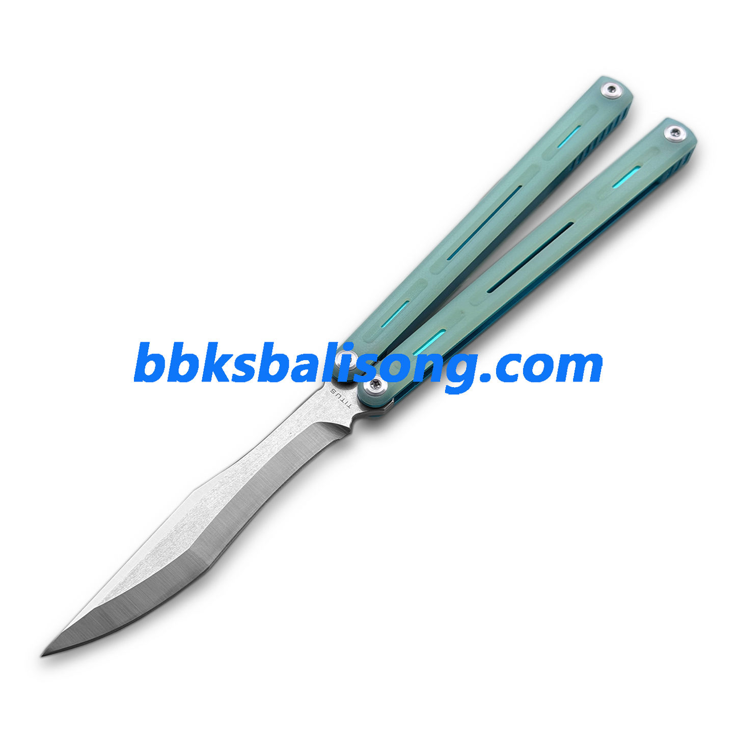 Titus Egrets Original Balisong Live Blade G10+7075 Aluminum Handle