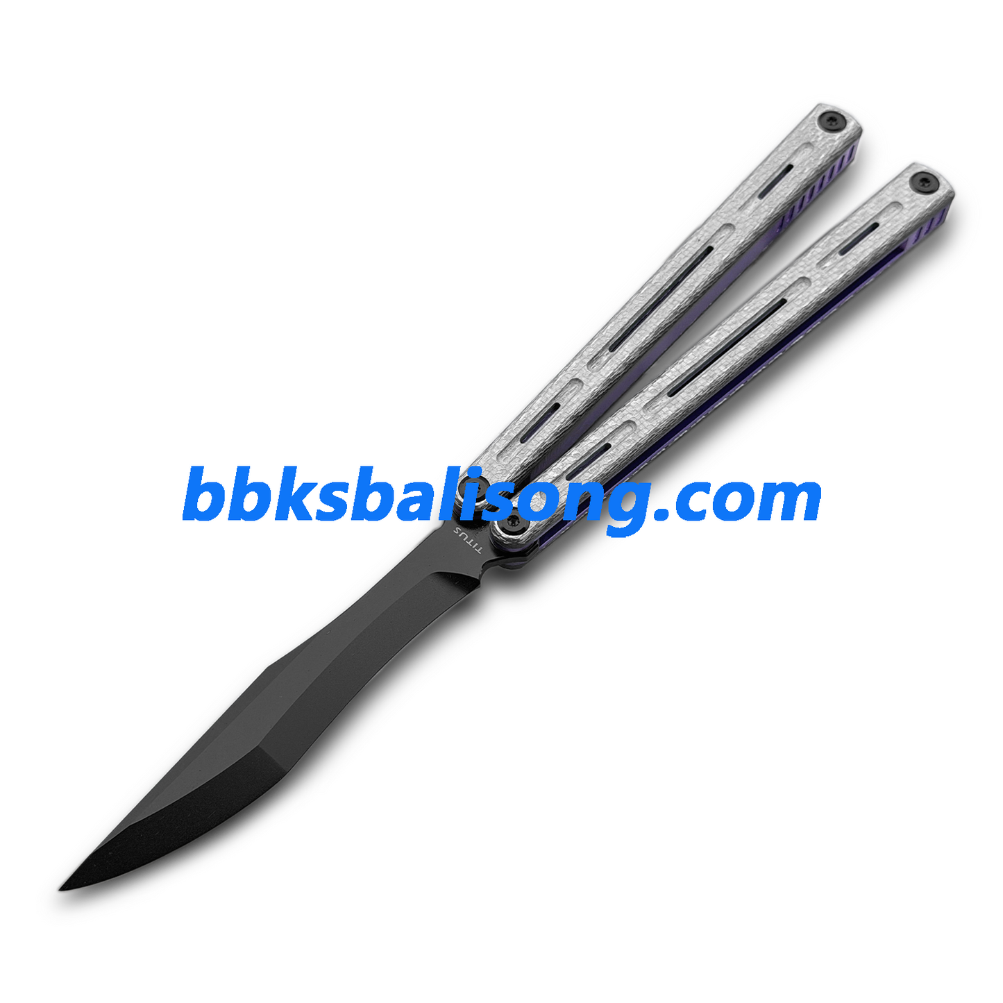 Titus Egrets Original Balisong Live Blade G10+7075 Aluminum Handle