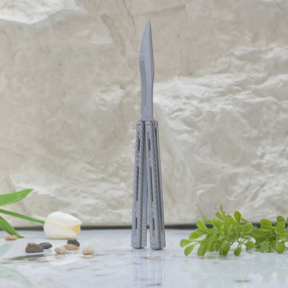 Titus Egrets Original Balisong Live Blade G10+7075 Aluminum Handle
