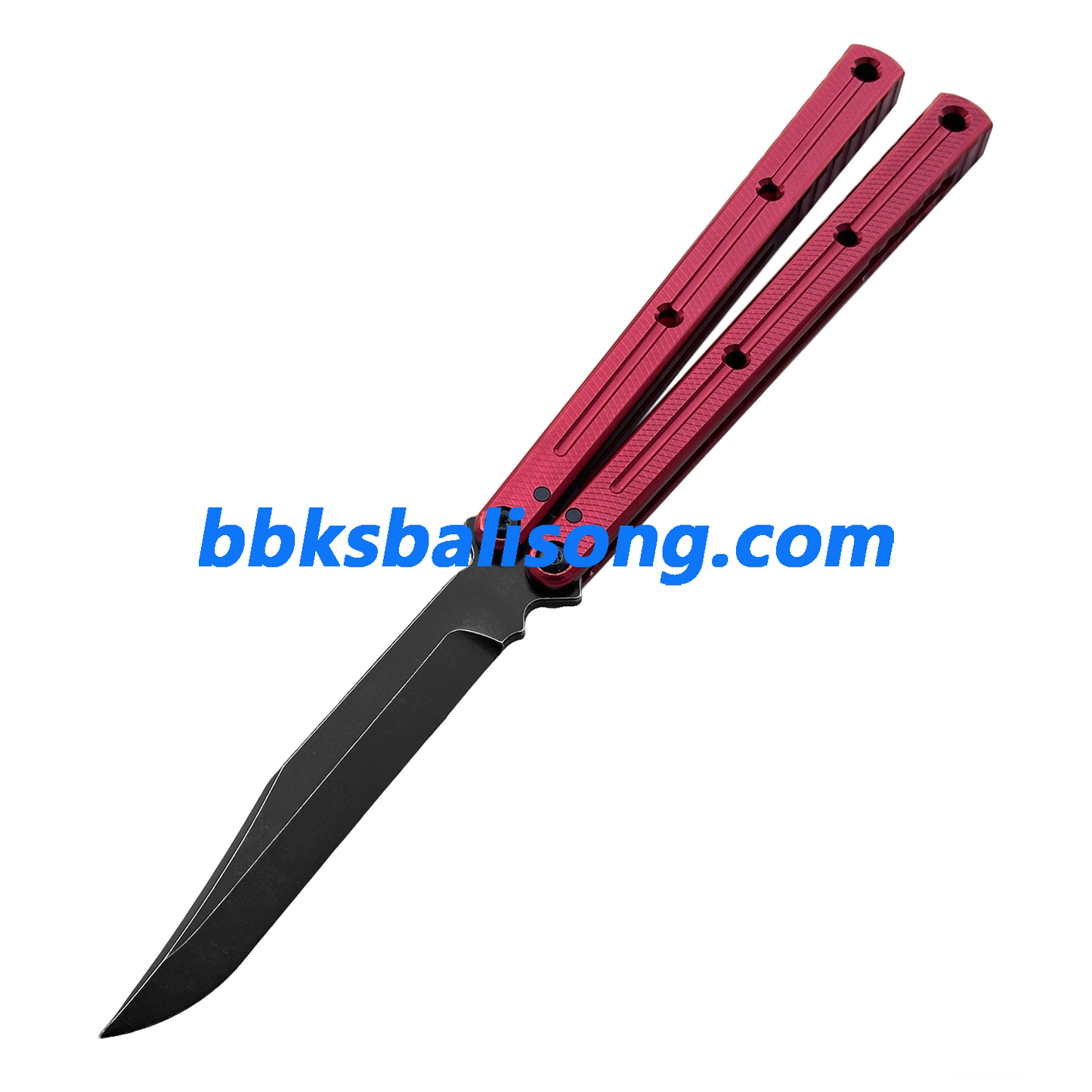 Titus Kraken V3 Balisong Clone 7075 Aluminum False Edge Blade