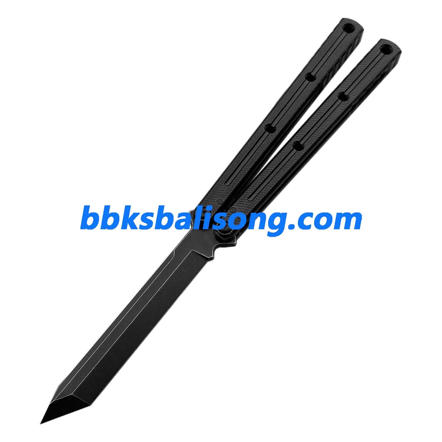 Titus Kraken V3 Balisong Clone 7075 Aluminum False Edge Blade