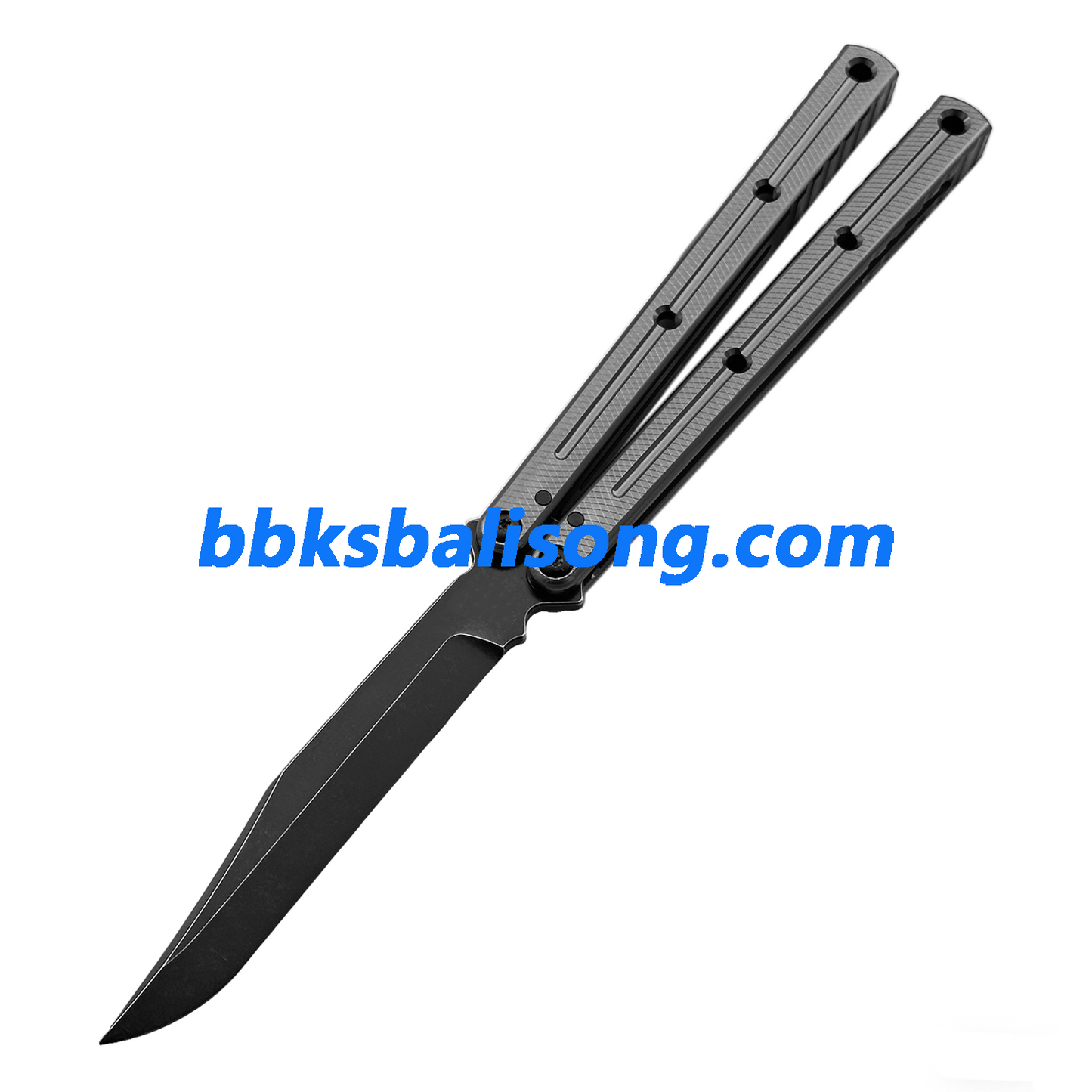 Titus Kraken V3 Balisong Clone 7075 Aluminum False Edge Blade
