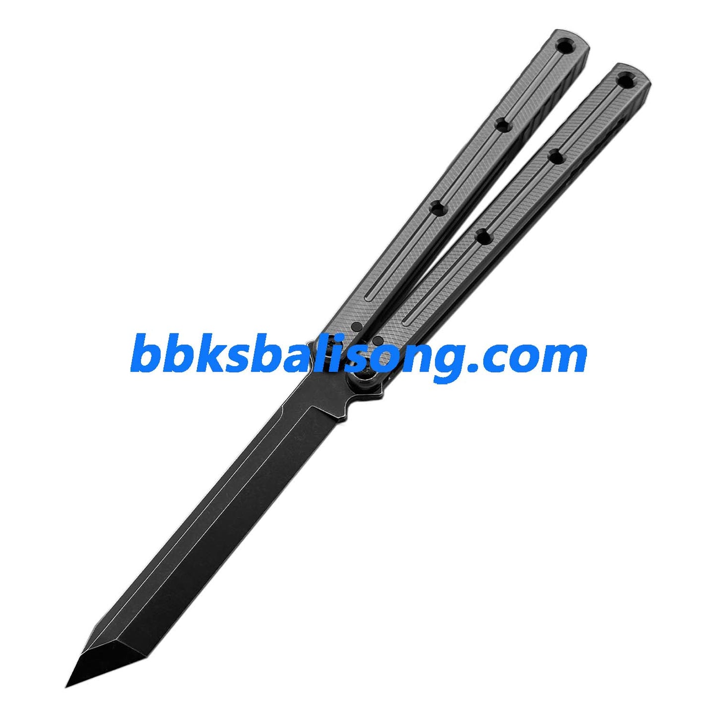 Titus Kraken V3 Balisong Clone 7075 Aluminum False Edge Blade