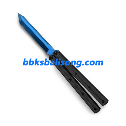 Titus Kraken V3 Balisong Clone 7075 Aluminum False Edge Blade