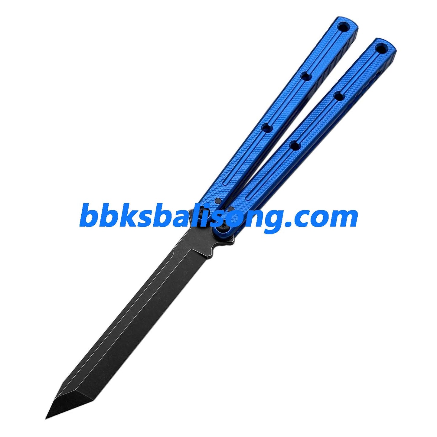 Titus Kraken V3 Balisong Clone 7075 Aluminum False Edge Blade