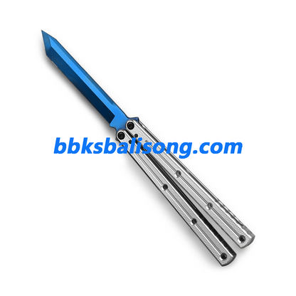 Titus Kraken V3 Balisong Clone 7075 Aluminum False Edge Blade
