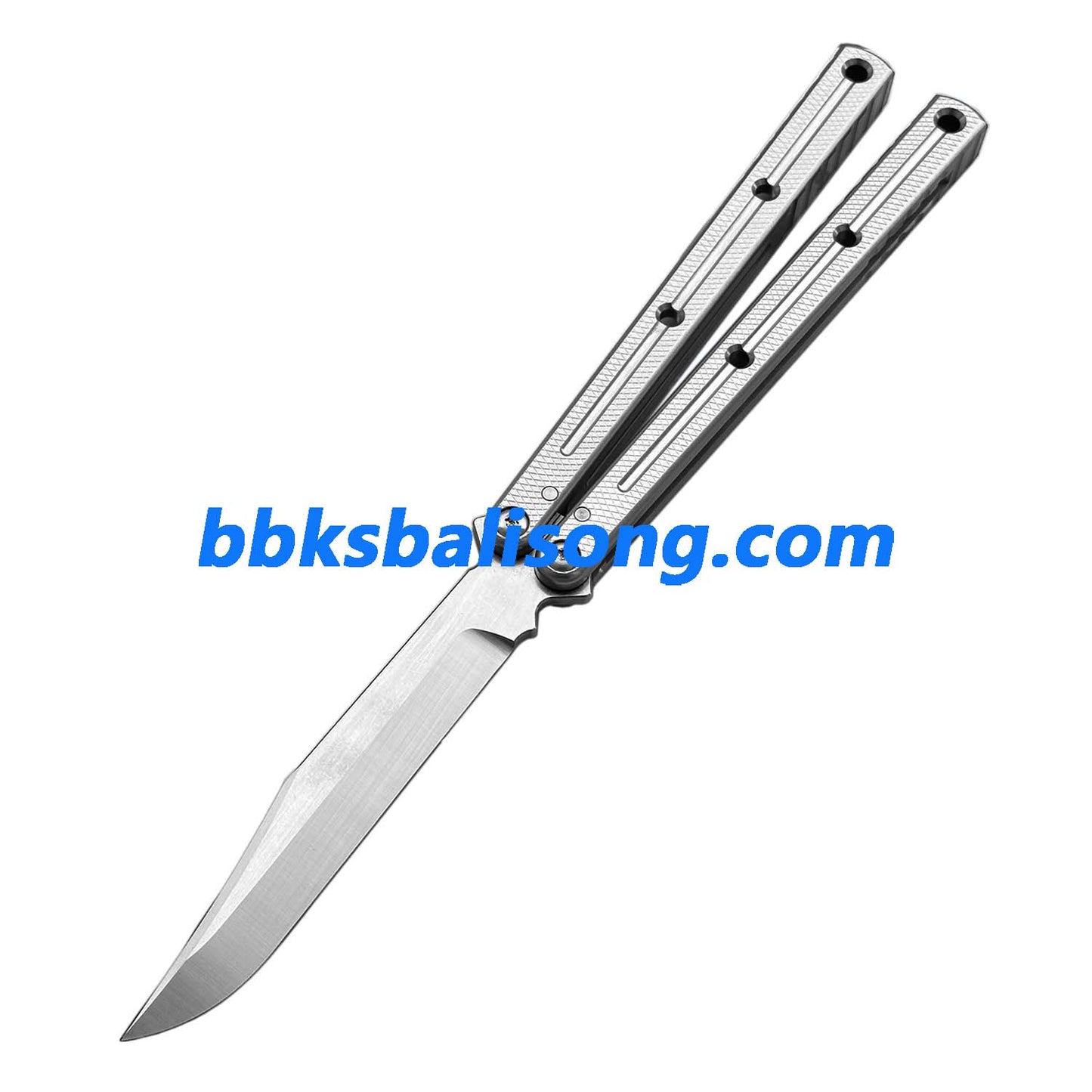 Titus Kraken V3 Balisong Clone 7075 Aluminum False Edge Blade