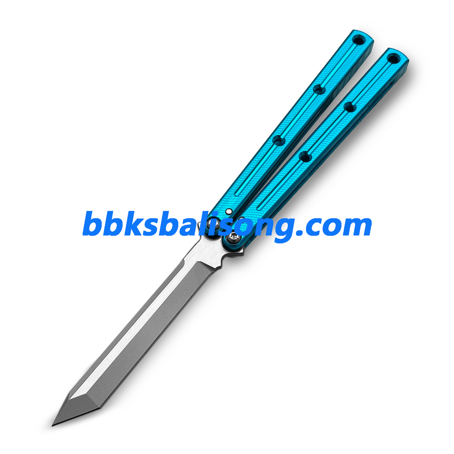 Titus Kraken V3 Balisong Clone 7075 Aluminum False Edge Blade