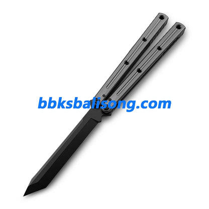 Titus Kraken V3 Balisong Clone 7075 Aluminum False Edge Blade