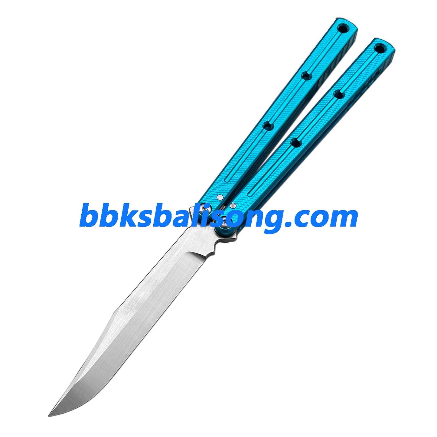 Titus Kraken V3 Balisong Clone 7075 Aluminum False Edge Blade