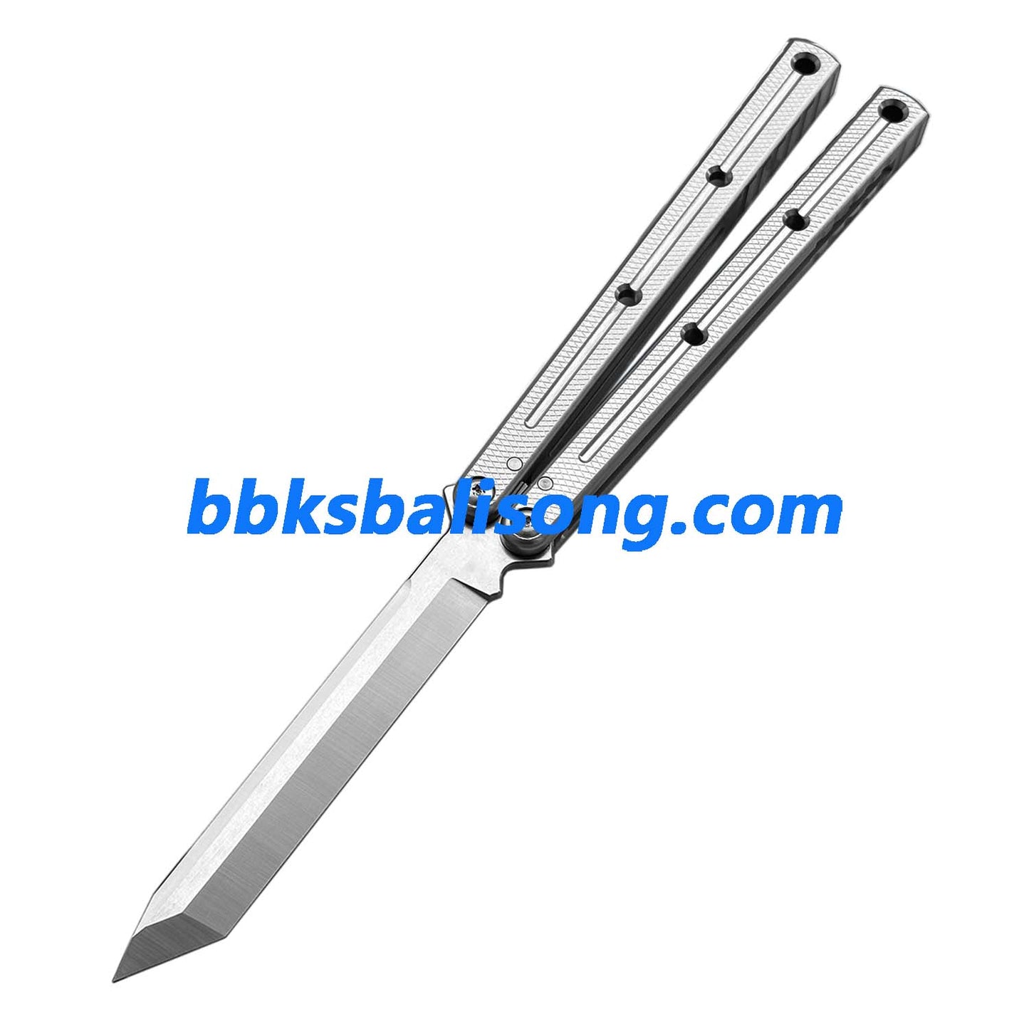 Titus Kraken V3 Balisong Clone 7075 Aluminum False Edge Blade