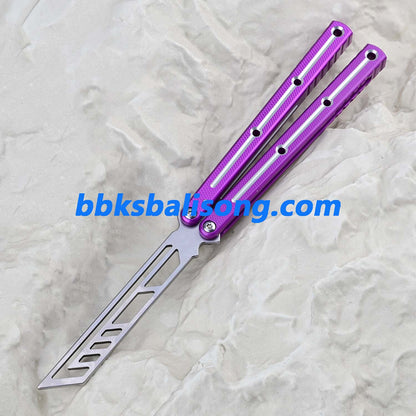 Titus Kraken V3 Live Blade Balisong Clone Dual-Tone Version