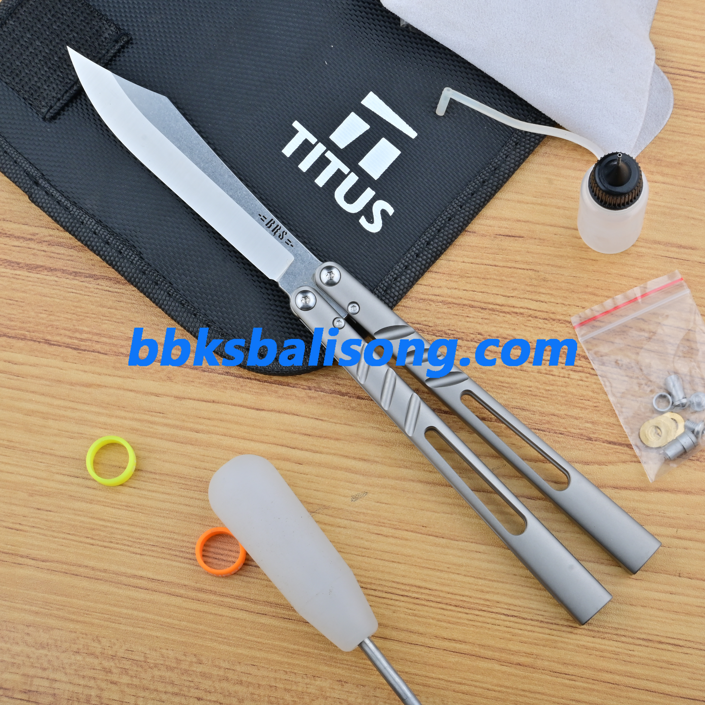 Titus Titanium CHAB Clone Bushings System Titanium Channel Alpha Beast