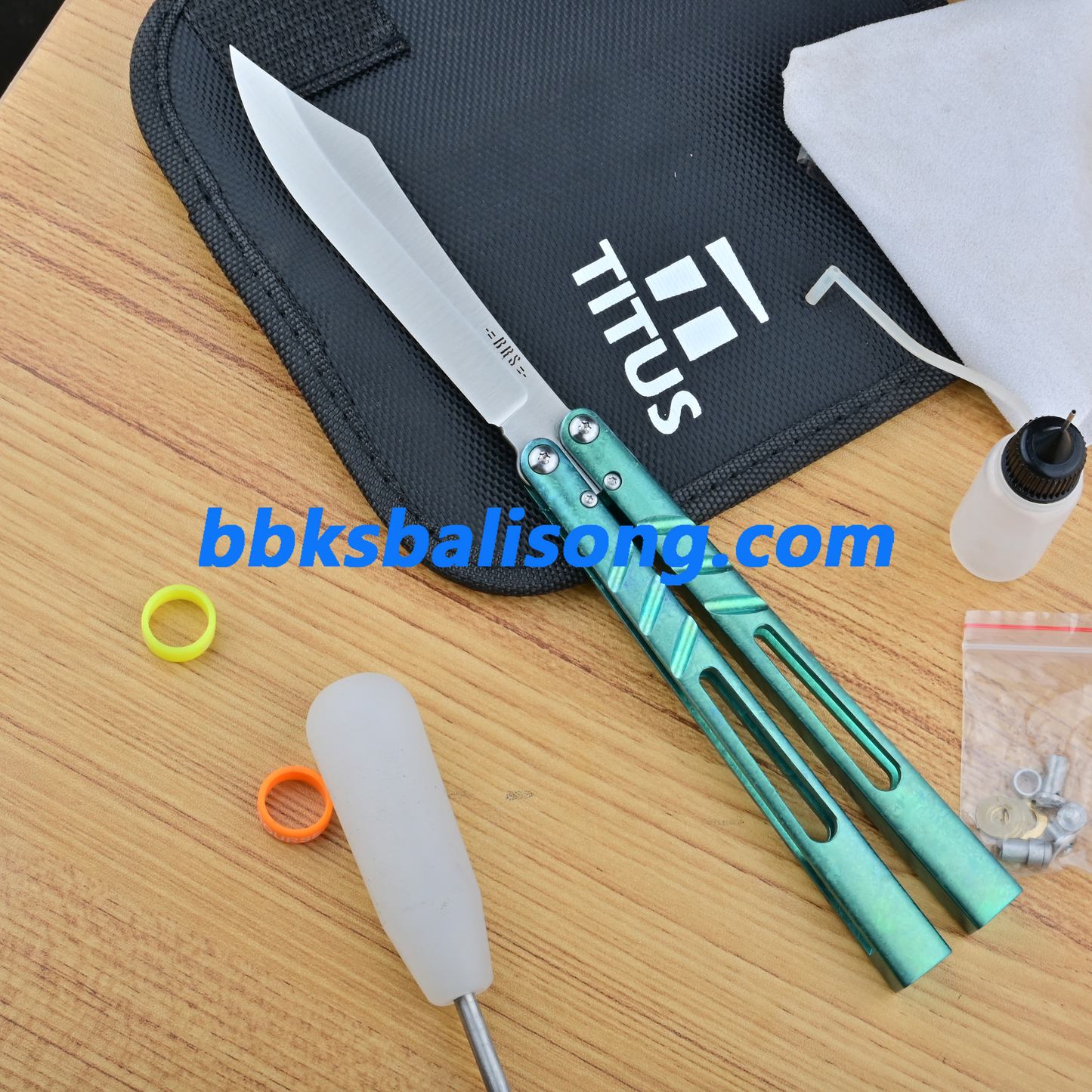 Titus Titanium CHAB Clone Bushings System Titanium Channel Alpha Beast