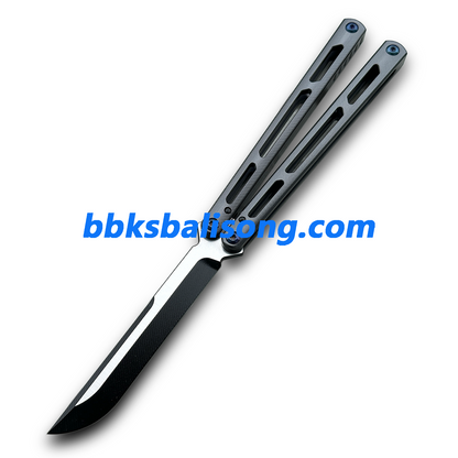 Titus Tsunami V4 Clone Balisong Trainer 7075 Aluminum Handle Bushing System