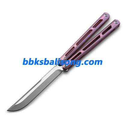 Titus Tsunami V4 Clone Balisong Trainer 7075 Aluminum Handle Bushing System