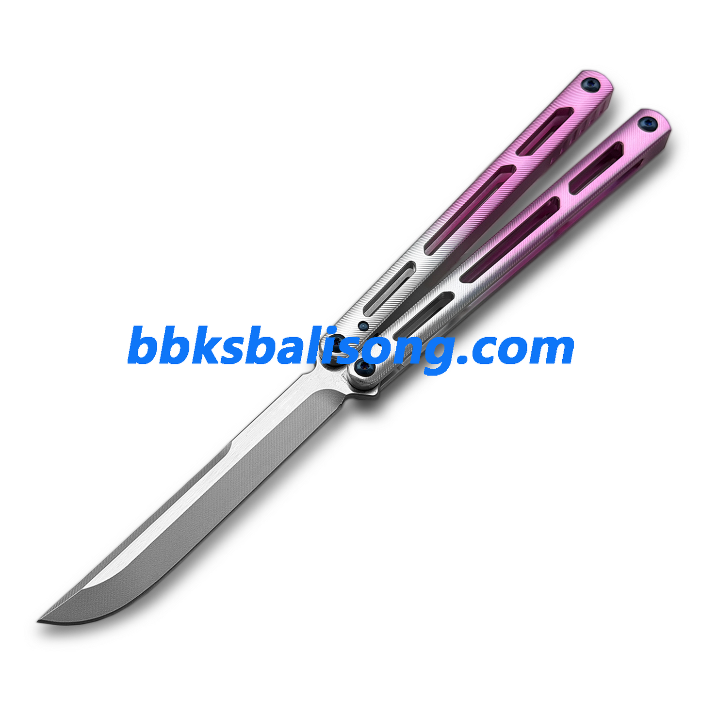 Titus Tsunami V4 Clone Balisong Trainer 7075 Aluminum Handle Bushing System