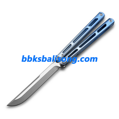 Titus Tsunami V4 Clone Balisong Trainer 7075 Aluminum Handle Bushing System