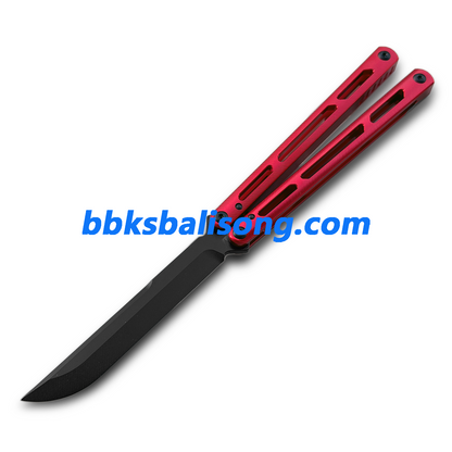 Titus Tsunami V4 Clone Balisong Trainer 7075 Aluminum Handle Bushing System