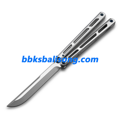 Titus Tsunami V4 Clone Balisong Trainer 7075 Aluminum Handle Bushing System