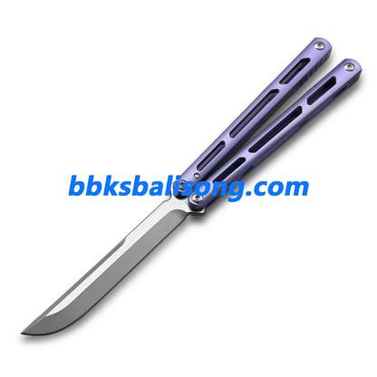 Titus Tsunami V4 Clone Balisong Trainer 7075 Aluminum Handle Bushing System