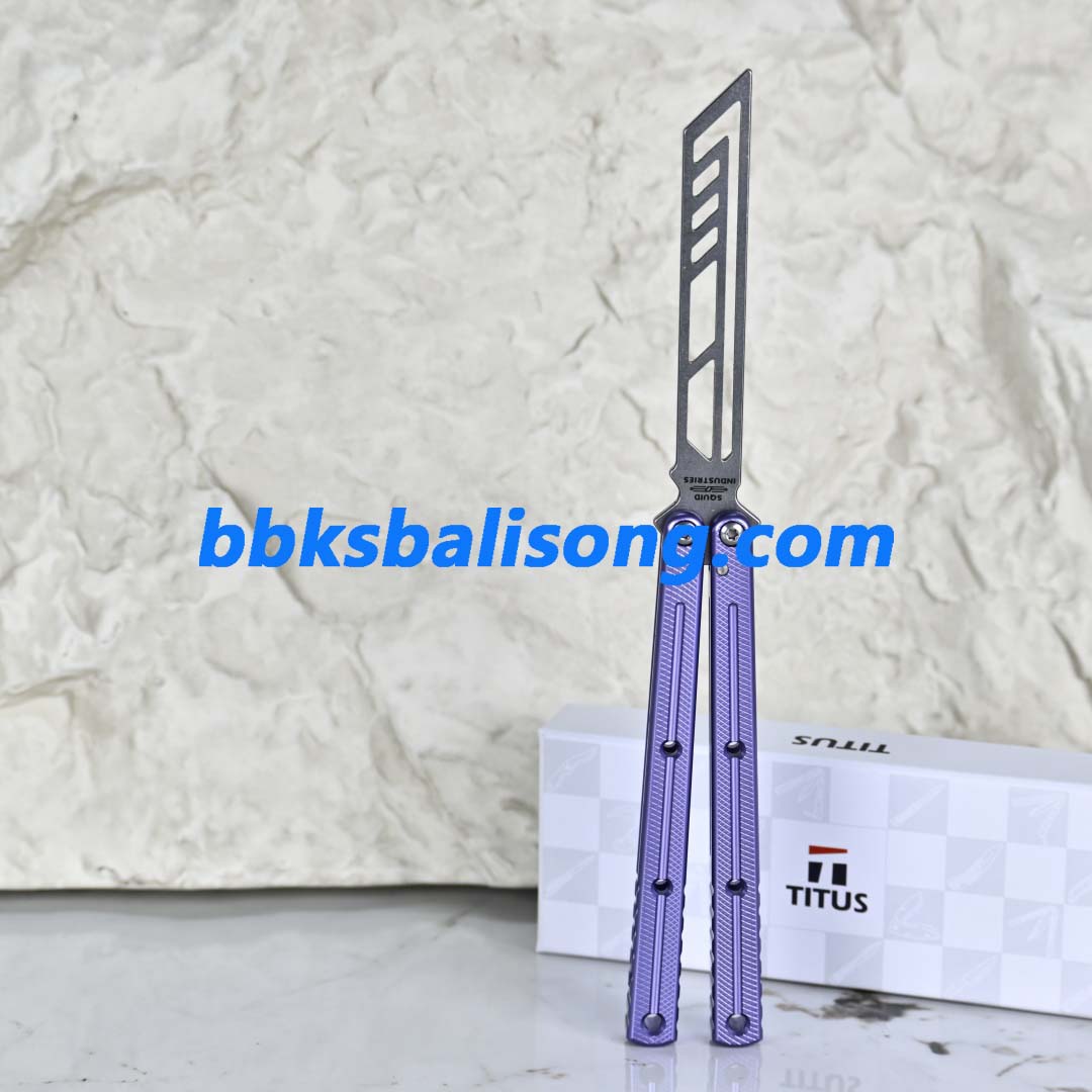 Titus kraken V3 Trainer Balisong Clone 7075 Aluminum