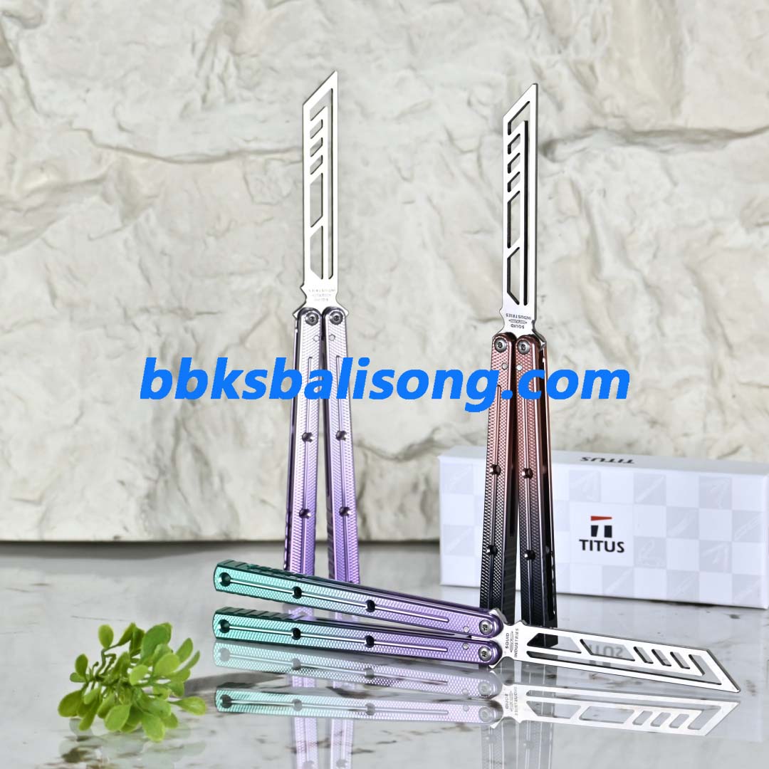 Titus kraken V3 Trainer Balisong Clone 7075 Aluminum
