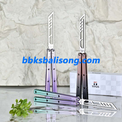 Titus kraken V3 Trainer Balisong Clone 7075 Aluminum