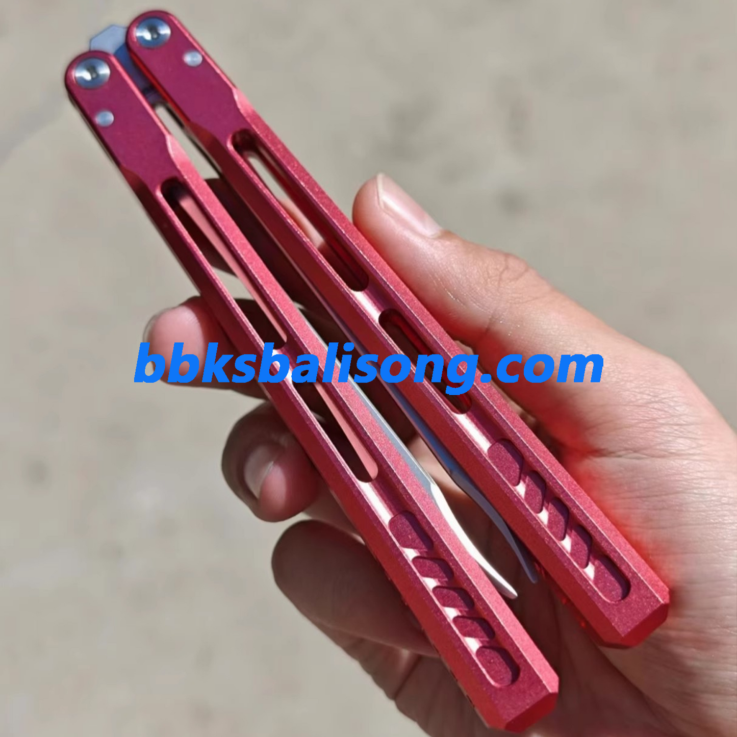 WZM Customize Orca Balisong Trainer 7075 Aluminum Handle