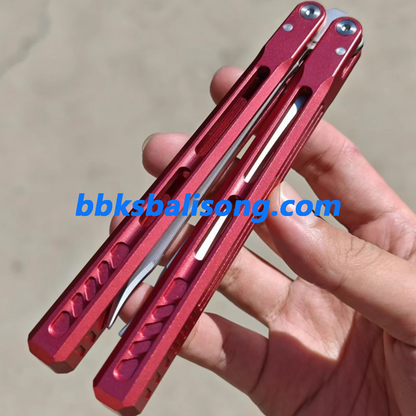 WZM Customize Orca Balisong Trainer 7075 Aluminum Handle