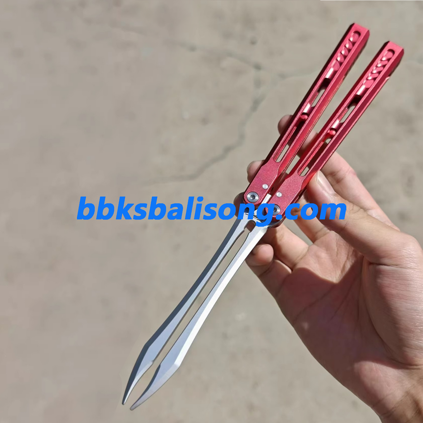 WZM Customize Orca Balisong Trainer 7075 Aluminum Handle