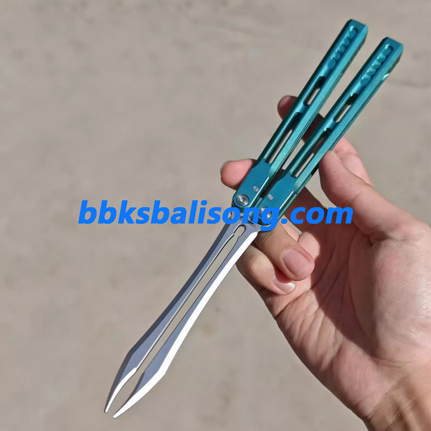 WZM Customize Orca Balisong Trainer 7075 Aluminum Handle