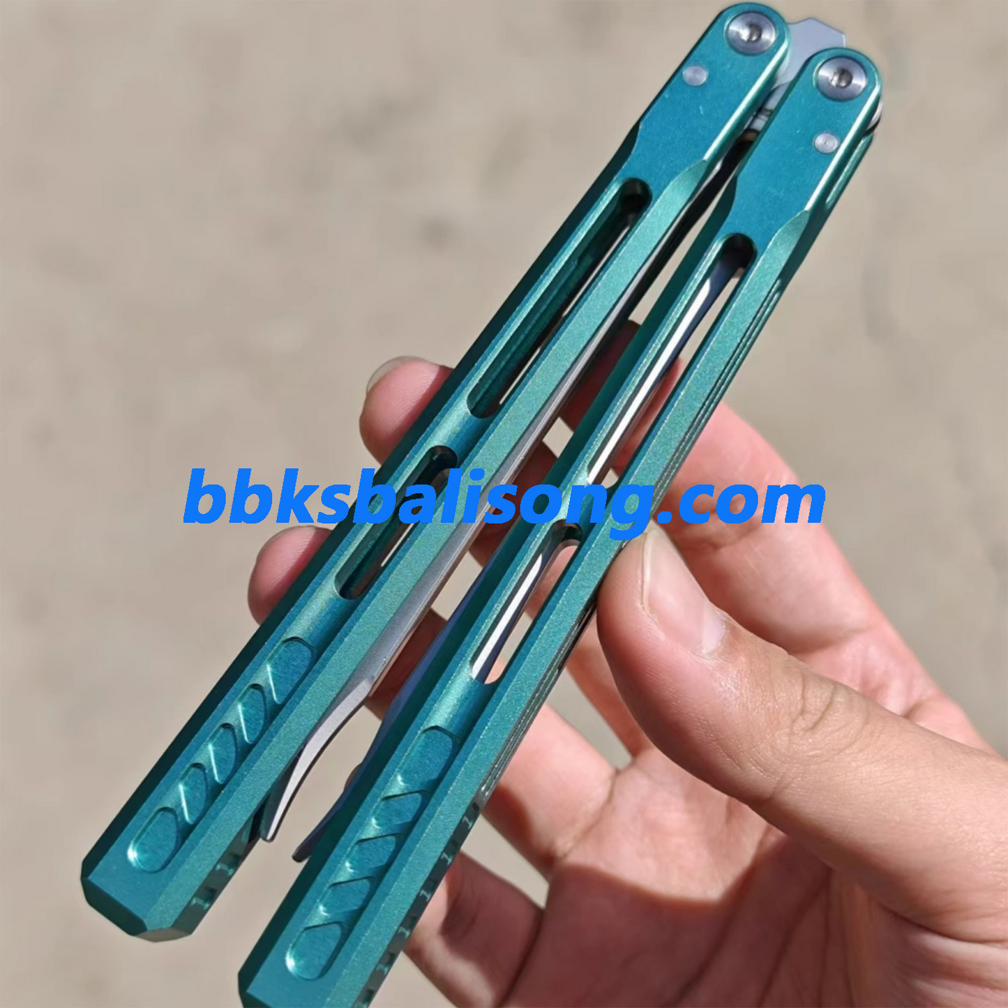 WZM Customize Orca Balisong Trainer 7075 Aluminum Handle