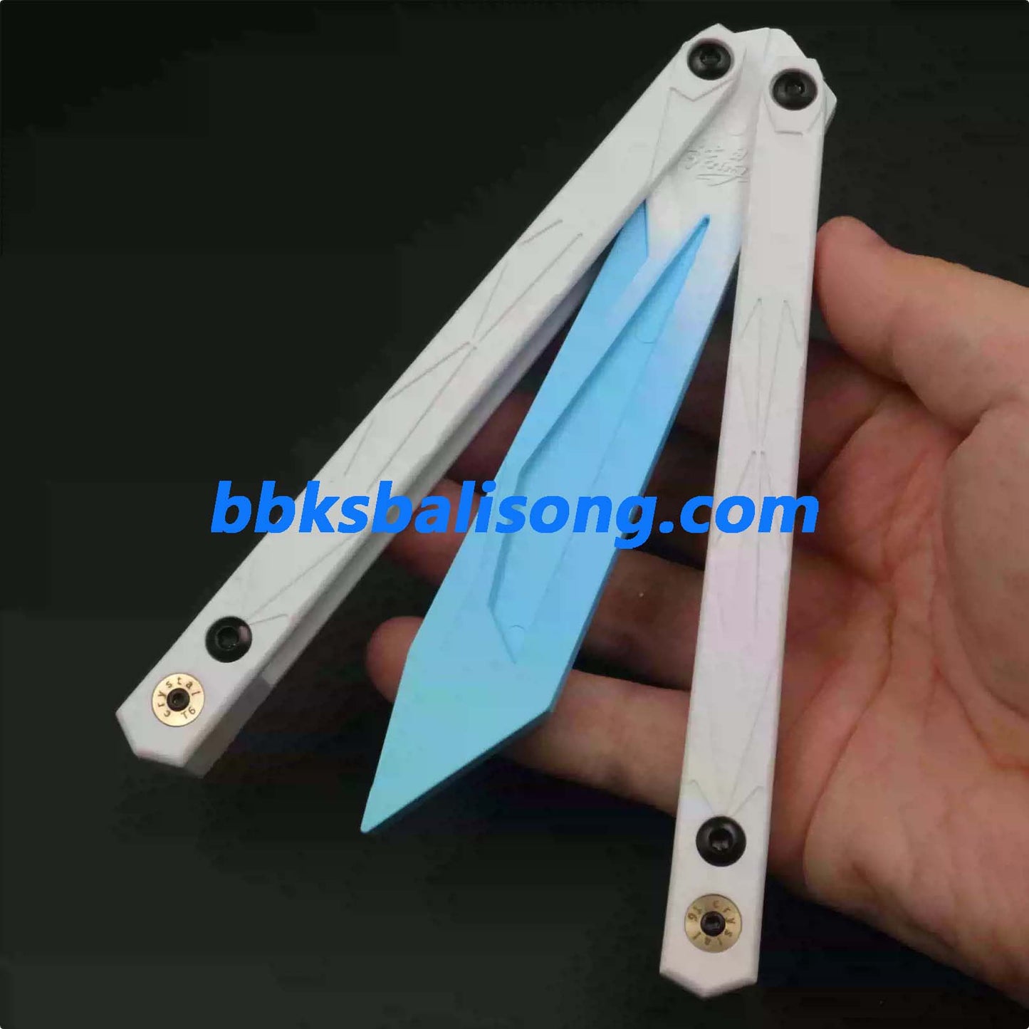 XDYY Crystallize Balisong Plastic Material Safety Flipping