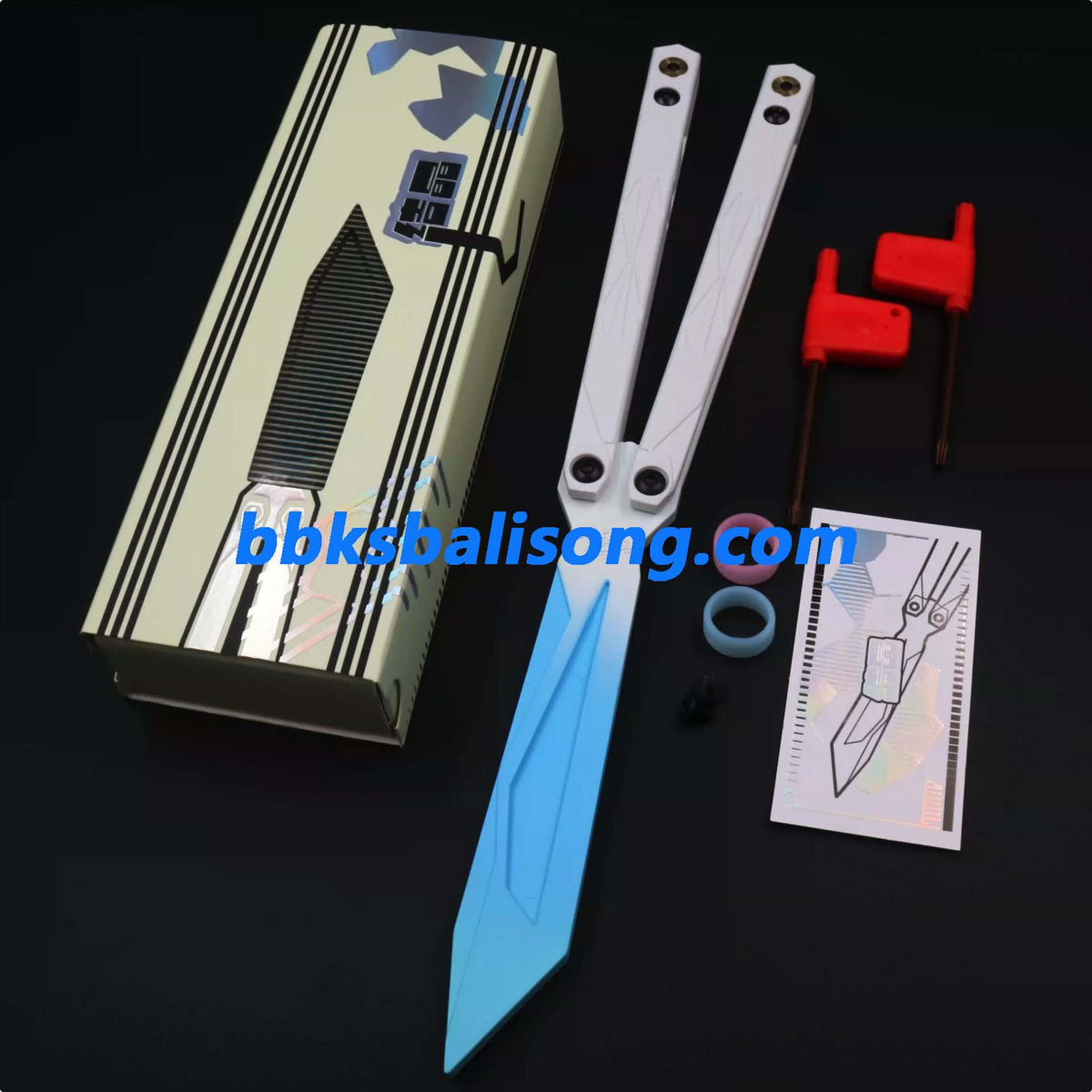 XDYY Crystallize Balisong Plastic Material Safety Flipping