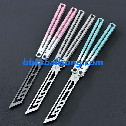XDYY Krake Raken (Kraken) V3 Balisong Clone Stainless Steel Handle