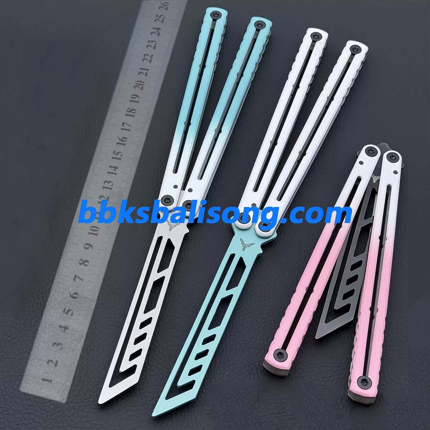 XDYY Krake Raken (Kraken) V3 Balisong Clone Stainless Steel Handle