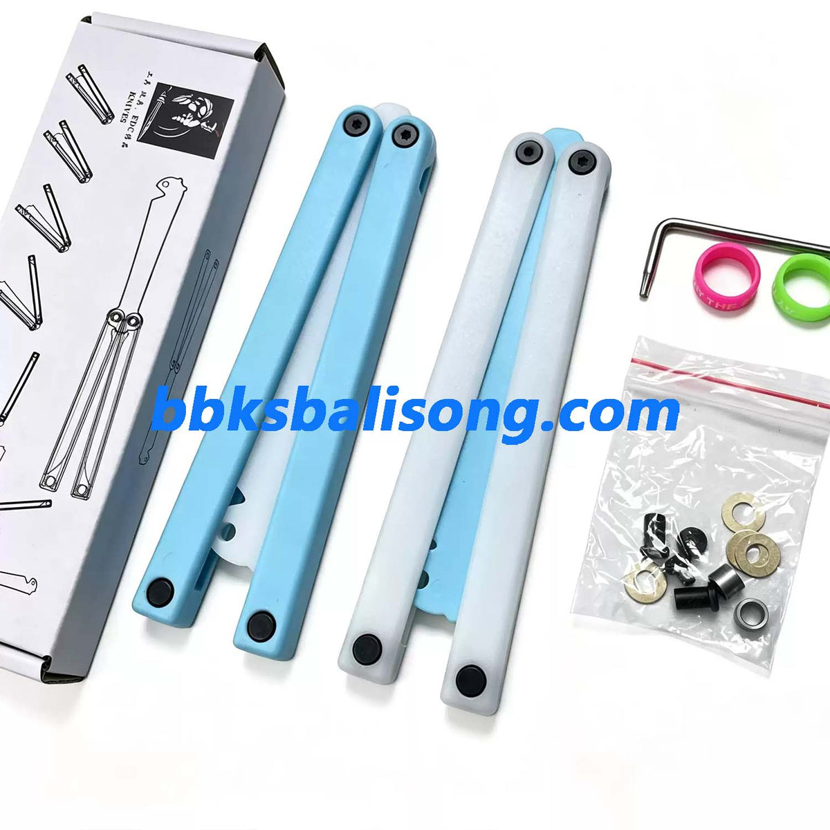 Xiaolu Frank-P Balisong Clone POM Plastic Safety