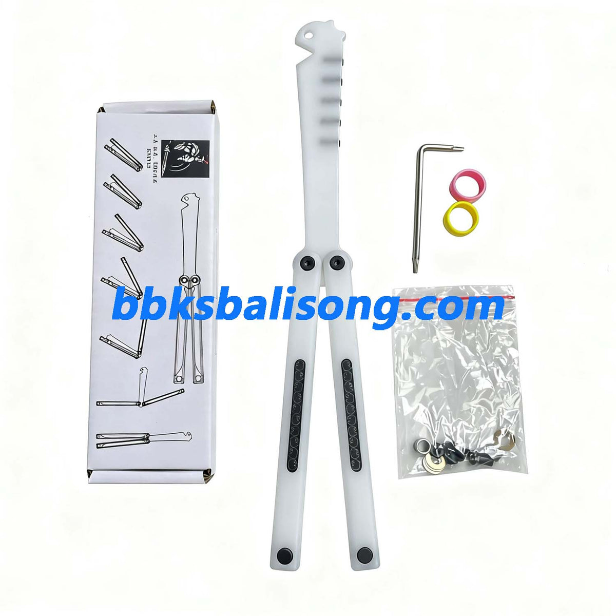 Xiaolu Frank-P Balisong Clone POM Plastic Safety