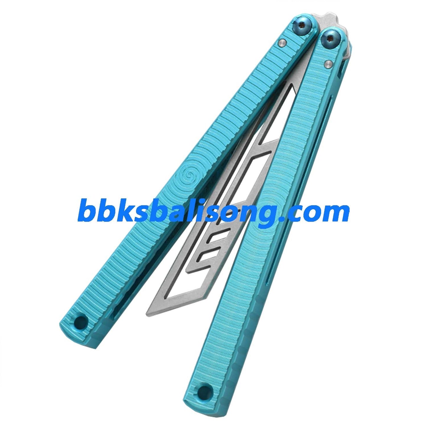 Yuppie Kraken V3 Balisong Clone Spiral Speed Channel Handle 7075 Aluminum