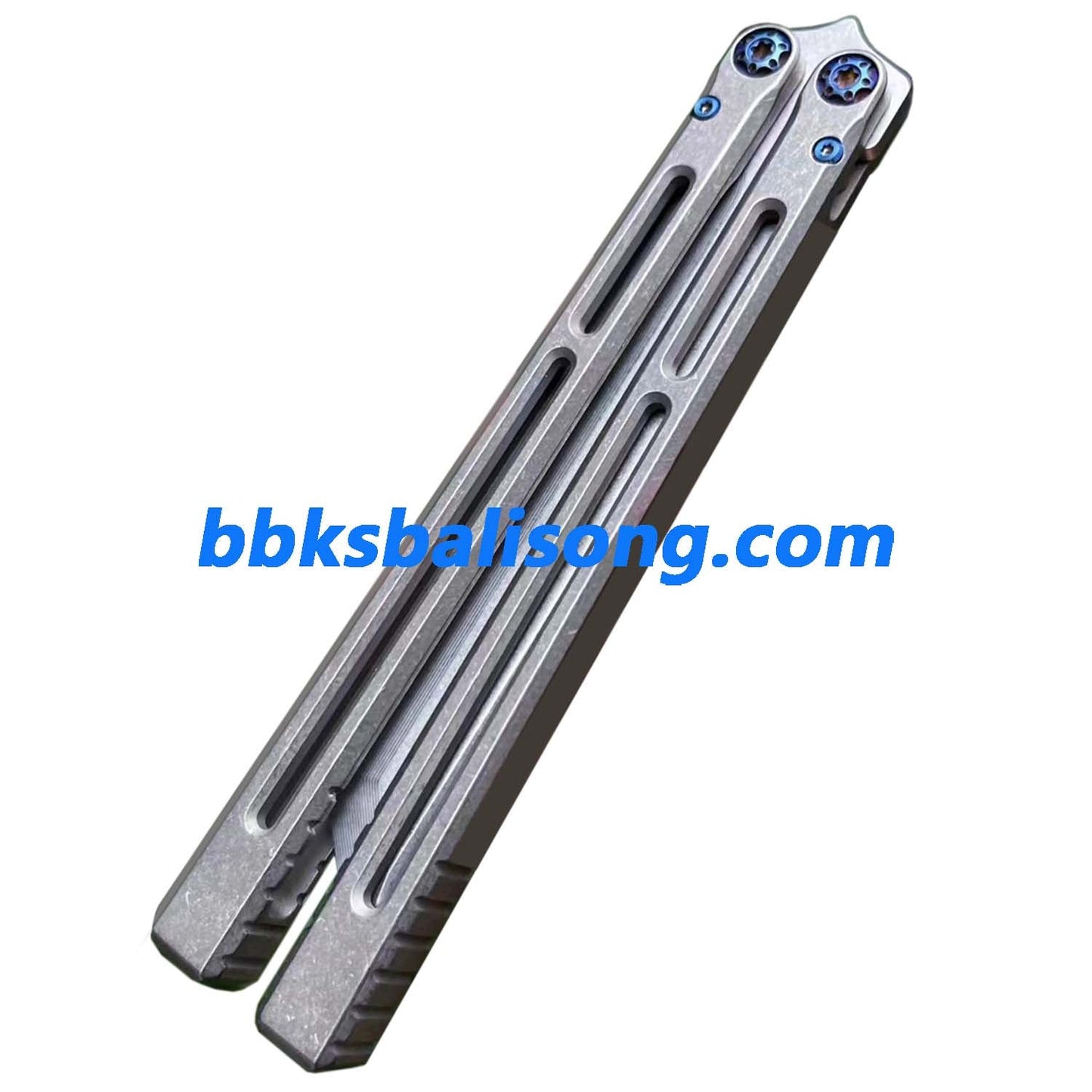 Yuppie Telesto Balisong Clone Titanium Handle False Edge